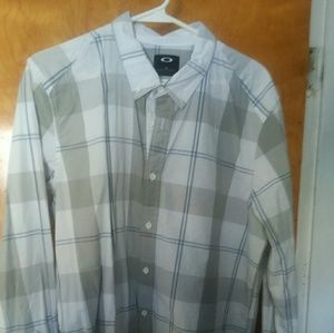 Mens Oakley Button Up Shirt